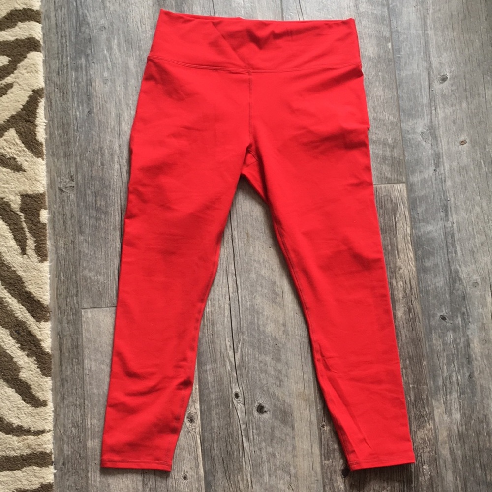 Fabletics powerhold tight legging red Large
